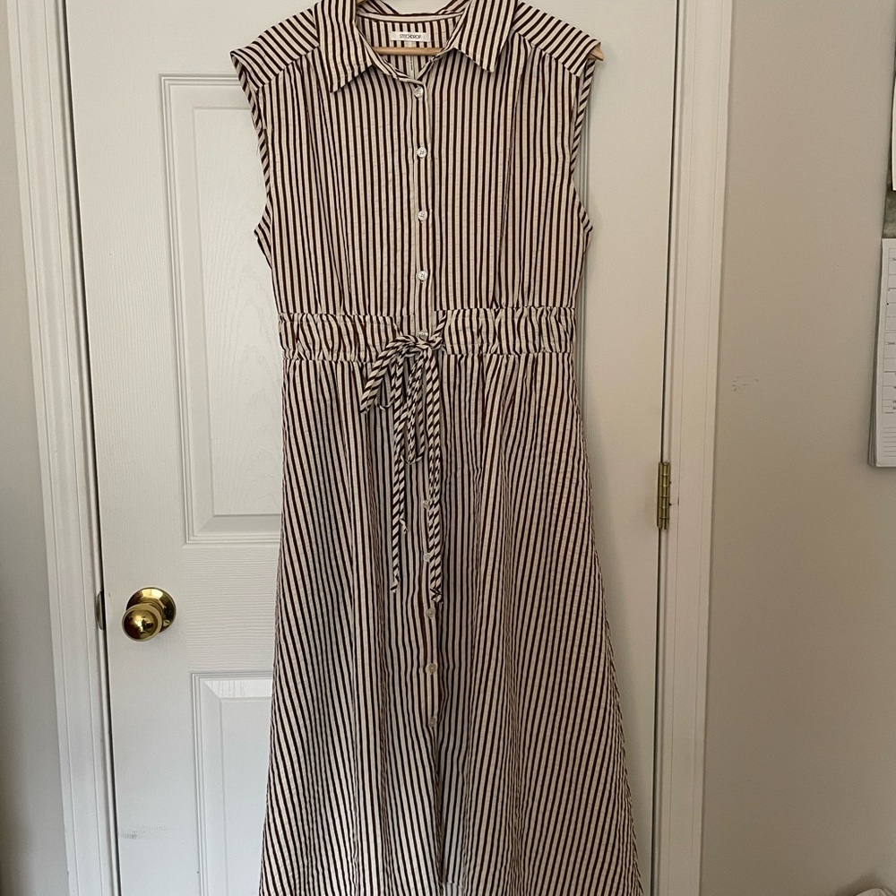Striped Sleeveless Dress